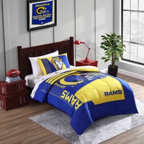 Los Angeles Rams NFL Bed-In-A-Bag Comforter and Sheet Set - Picture 2 of 8